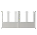 Portail 2 vantaux aluminium PORTO FINO 