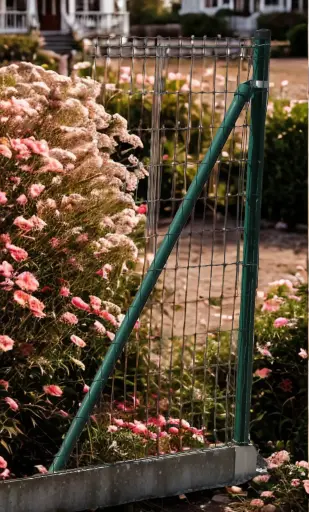 [PTDC1000V] Poteau tendeur départ complet Ø50 KLAMMA 1000mm H=1500mm RAL6005