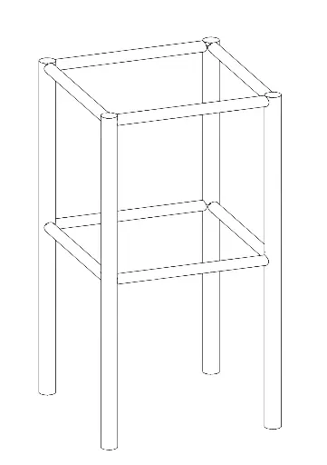 Assiette de fondation 250x250 M24 - pour Jet-Gate 8-10m