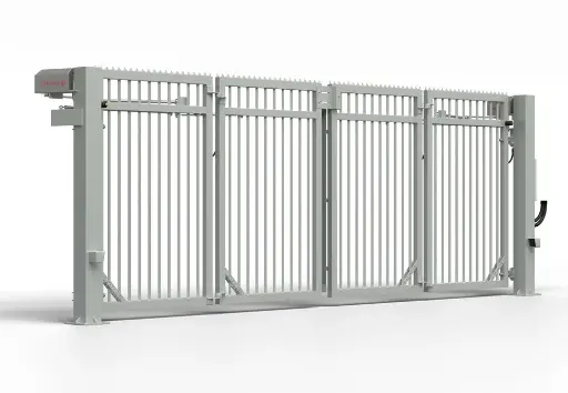 [JG2061] Double Jet-Gate 10000x2000 100° RAL 6005
