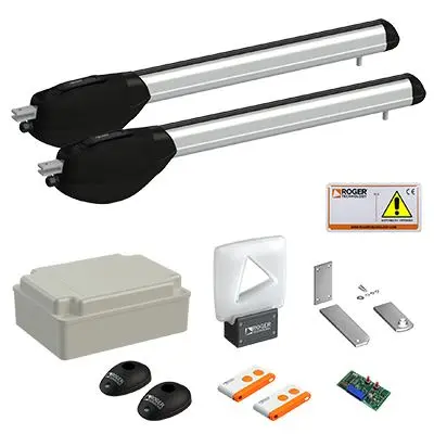 [KIT R20/510] Kit moteur pour portails battants jusqu'à 3,5 mt - 230v - long - rapide - KIT R20/510