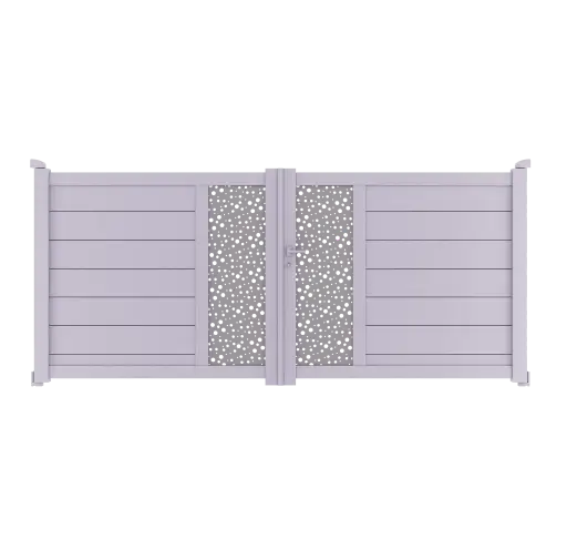 Portail 2 vantaux aluminium VICTORIA