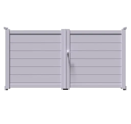 Portail 2 vantaux aluminium JERUSALEM