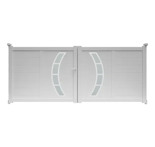 Portail 2 vantaux aluminium MANCHESTER
