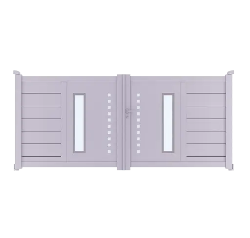 Portail 2 vantaux aluminium LIVERPOOL
