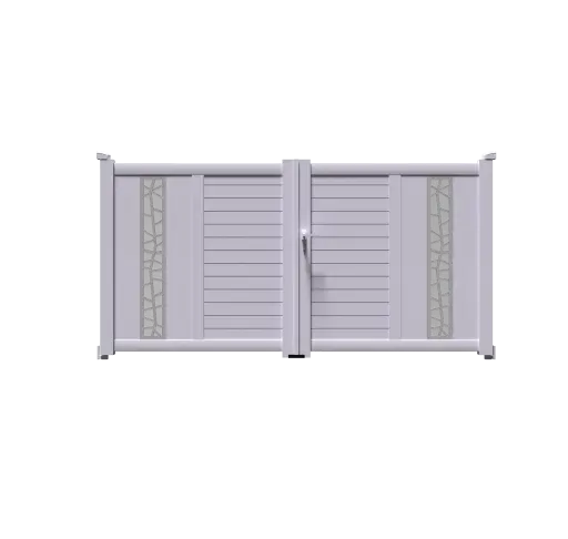 Portail 2 vantaux aluminium PERTH
