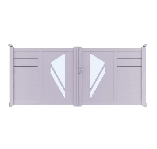 Portail 2 vantaux aluminium HOBART