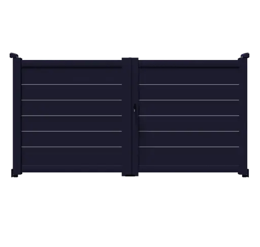 Portail 2 vantaux aluminium SINGAPOUR