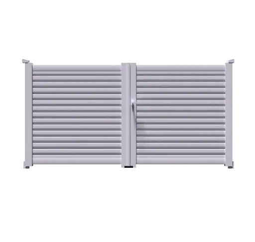 Portail 2 vantaux aluminium ABU DHABI