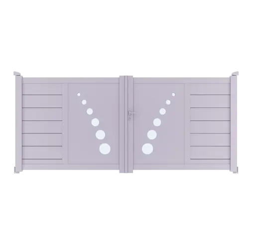 Portail 2 vantaux aluminium COLORADO