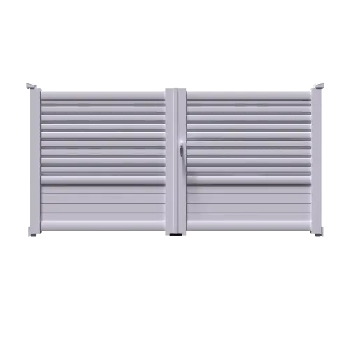 Portail 2 vantaux aluminium NICOSIE