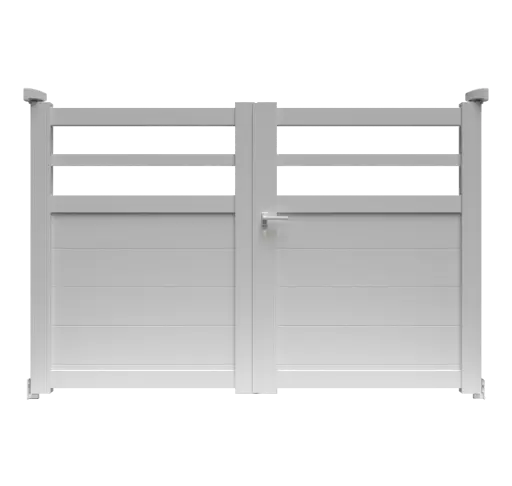 Portail 2 vantaux aluminium KIEV