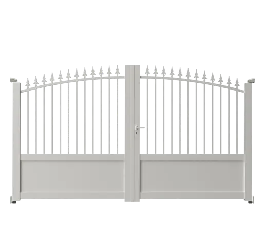 Portail 2 vantaux aluminium MILAN