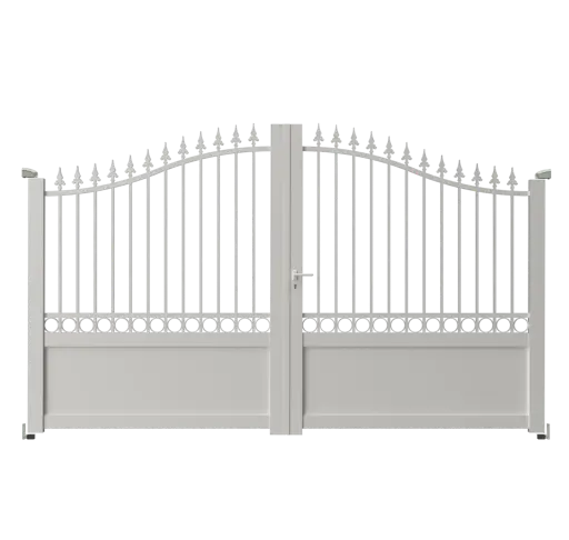 Portail 2 vantaux aluminium GIBRALTAR