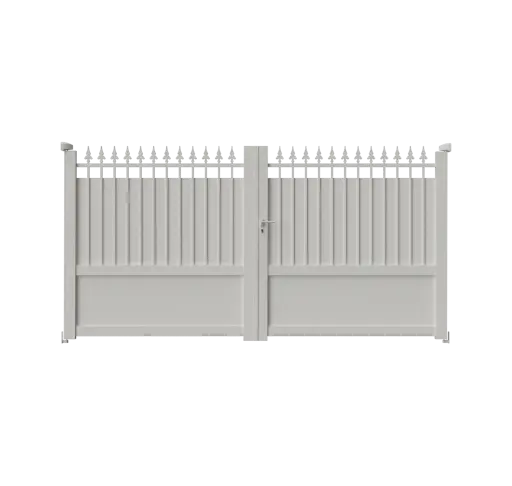 Portail 2 vantaux aluminium KIRUNA