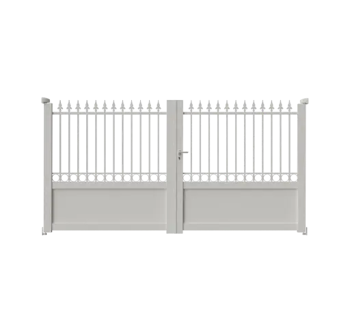 Portail 2 vantaux aluminium MARSEILLE