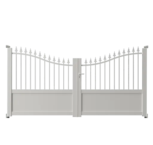 Portail 2 vantaux aluminium GENEVE