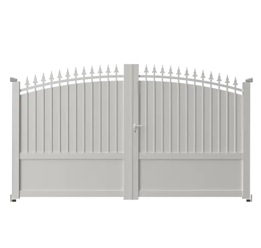 Portail 2 vantaux aluminium STRASBOURG
