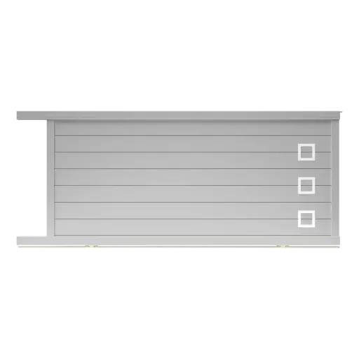Portail coulissant aluminium HAWAI